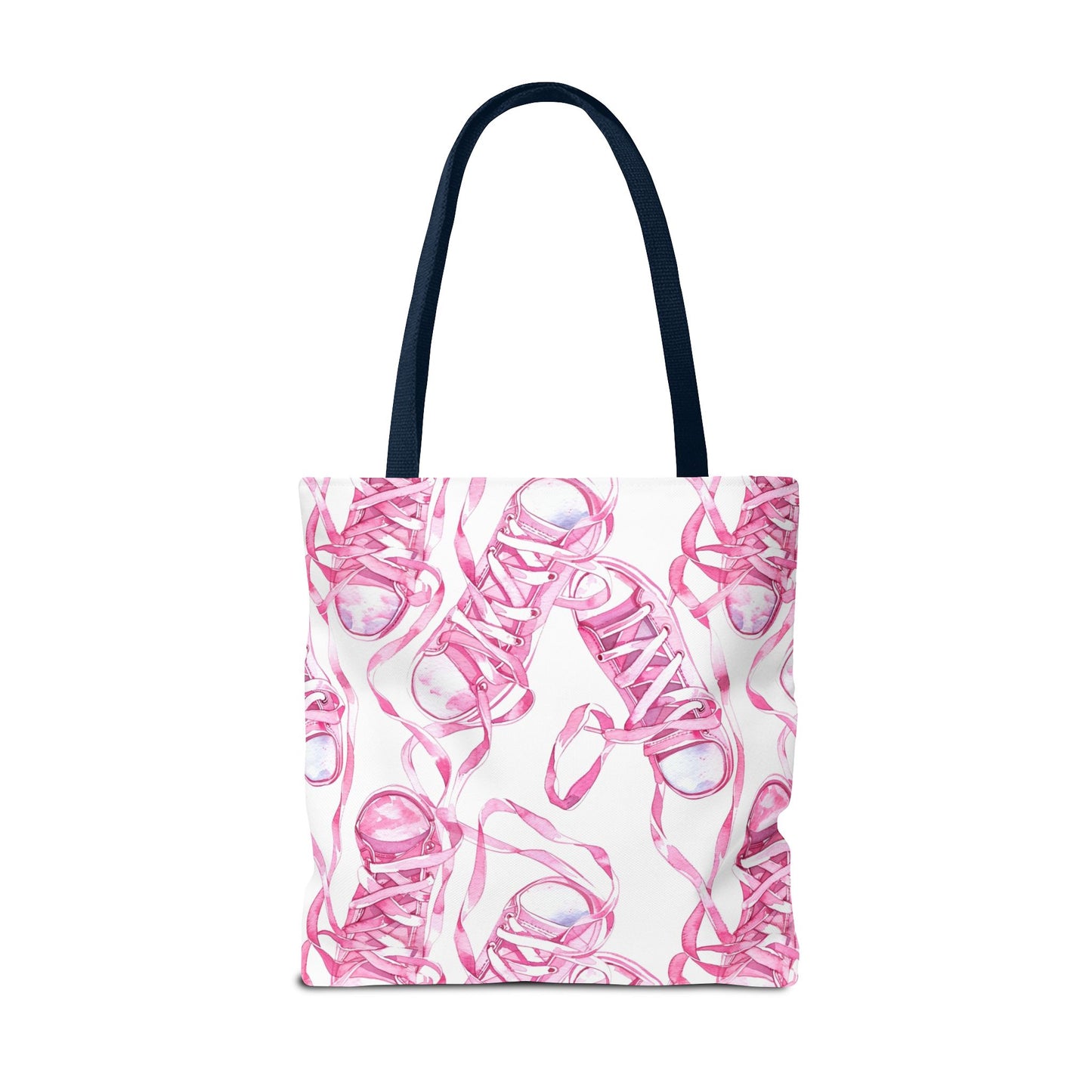 Cute Pink Sneakers Tote Bag for the Sports Lover