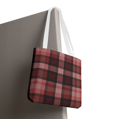 Cozy Plaid Tote Bag, Perfect for Fashionistas