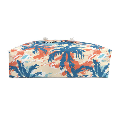 Personalized Tropical Beach Travel Tote