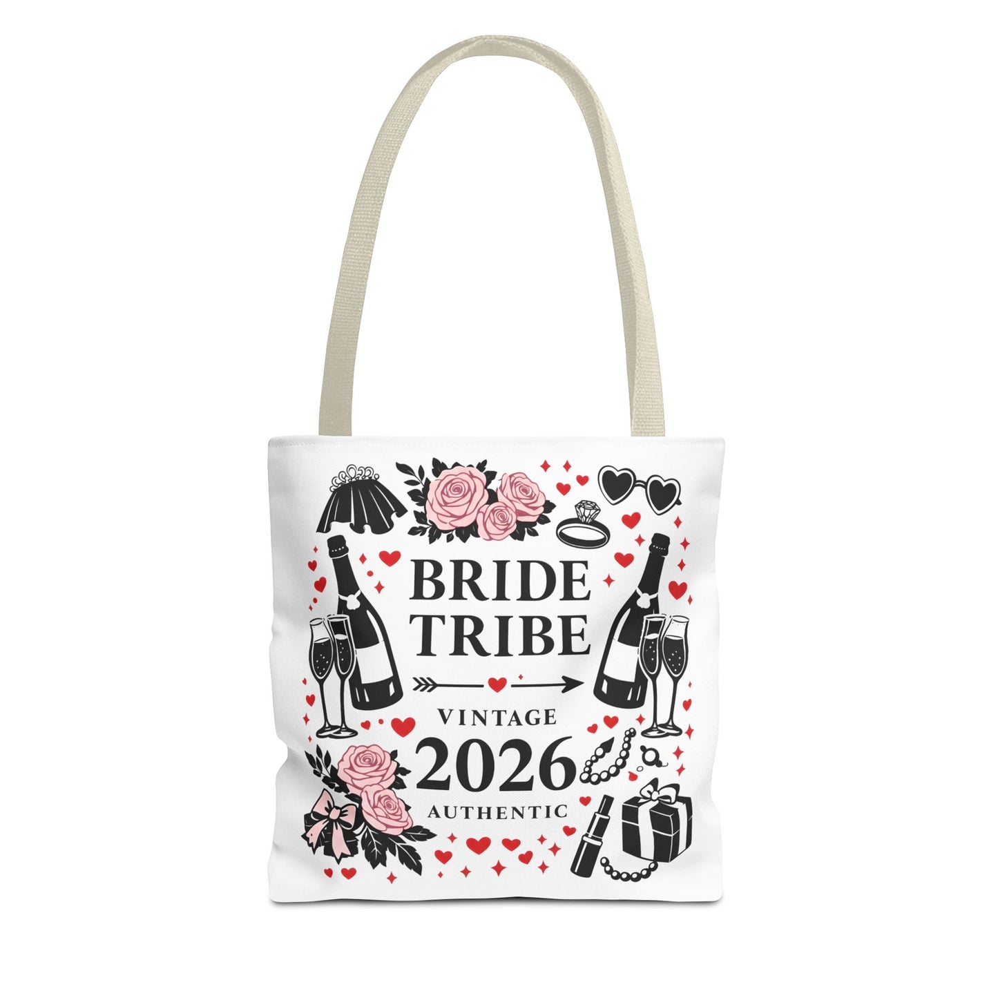 Bride Tribe 2026 Tote Bag, Bachelorette Party Bridal Shower Gift