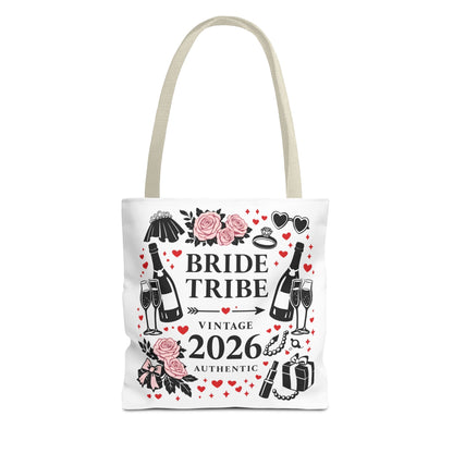Bride Tribe 2026 Tote Bag, Bachelorette Party Bridal Shower Gift