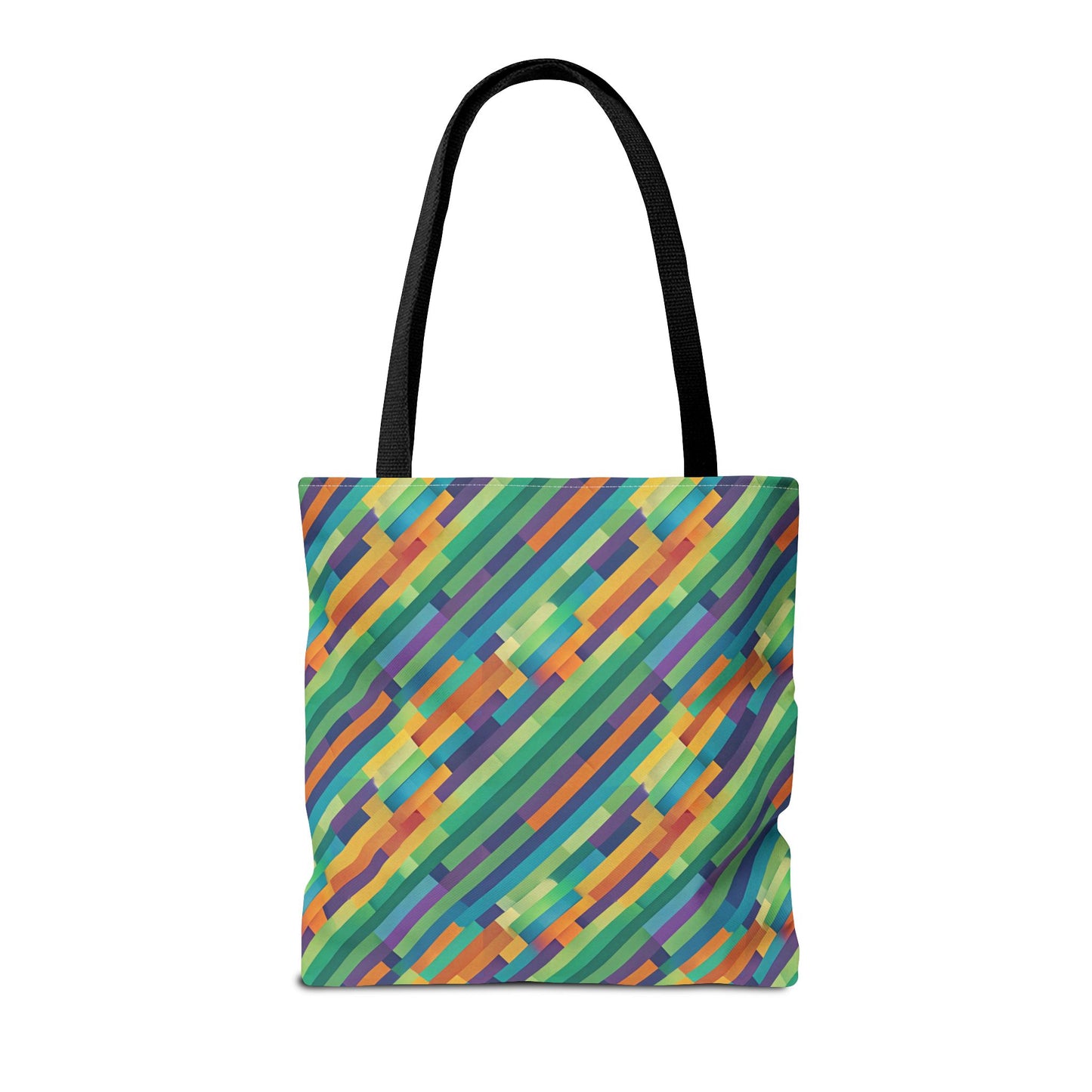 Vibrant Striped Tote Bag