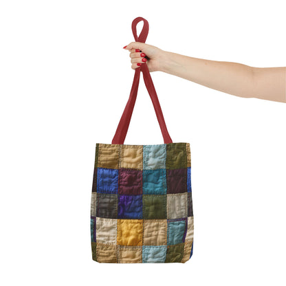 Colorful Patchwork Tote Bag, Stylish & Functional Carryall for Everyday Use