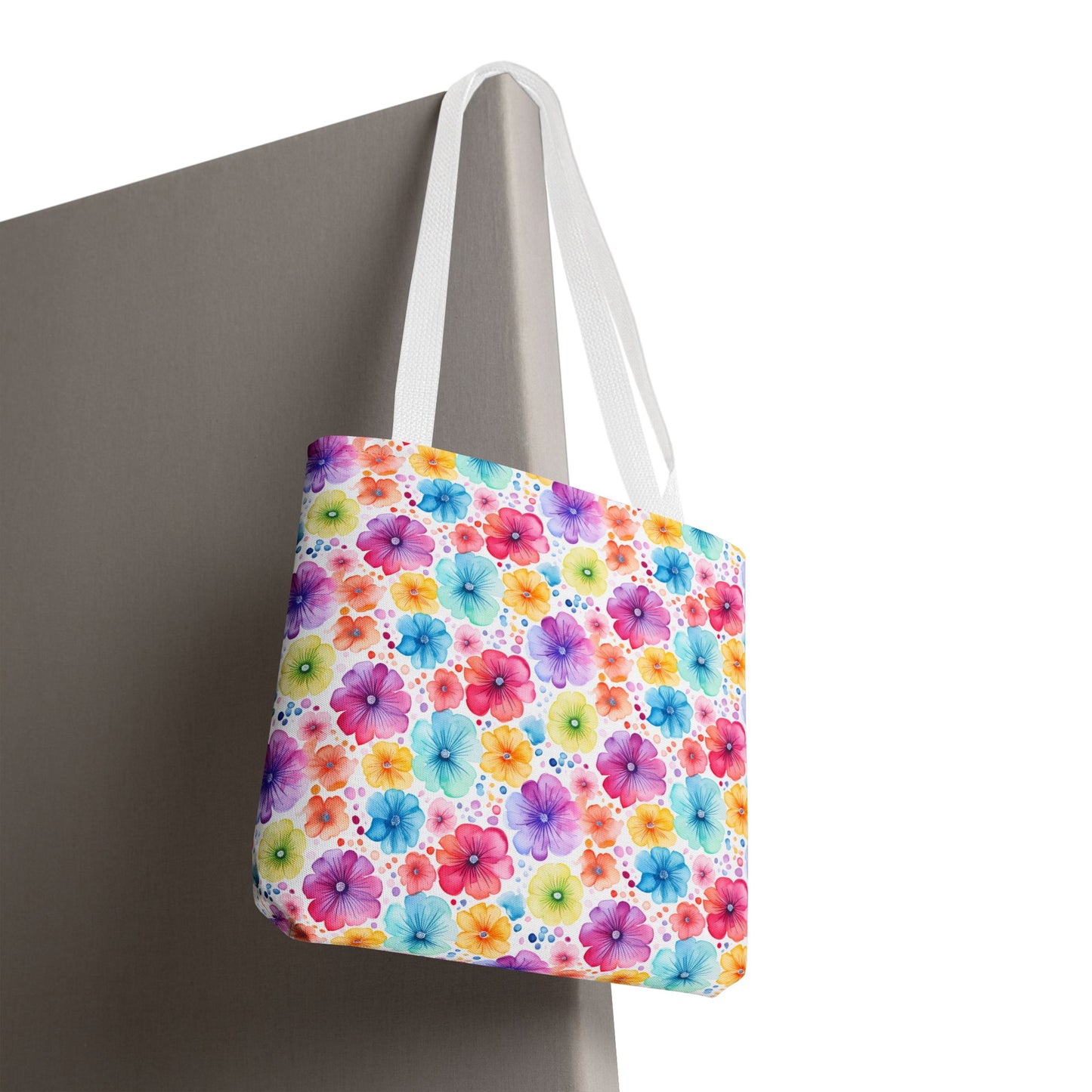 Vibrant Floral Tote Bag, Perfect Gift for Mother's Day, Bright Summer Accessory