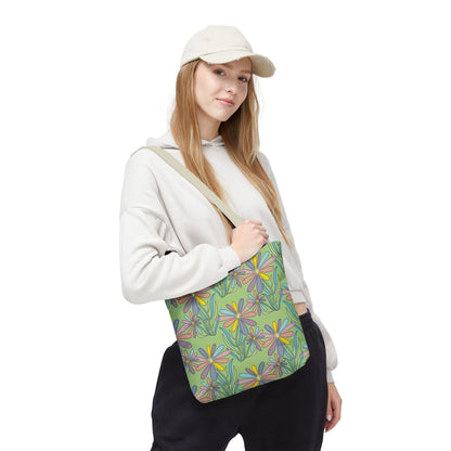 Floral Pattern Tote Bag, Gift for Garden Lovers