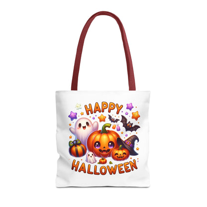 Cute Halloween Ghost Pumpkin Tote Bag