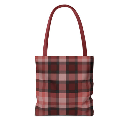 Cozy Plaid Tote Bag, Perfect for Fashionistas