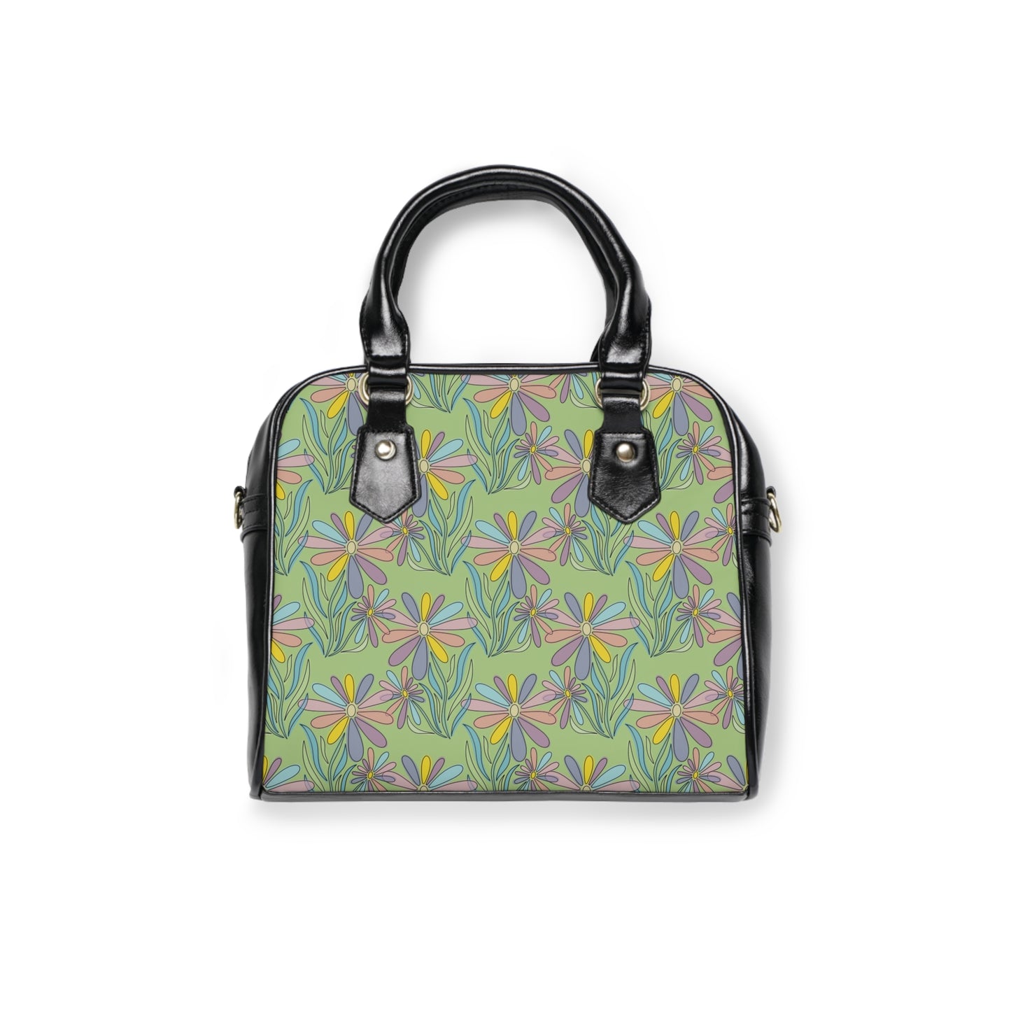 Whimsical Floral Shoulder Handbag