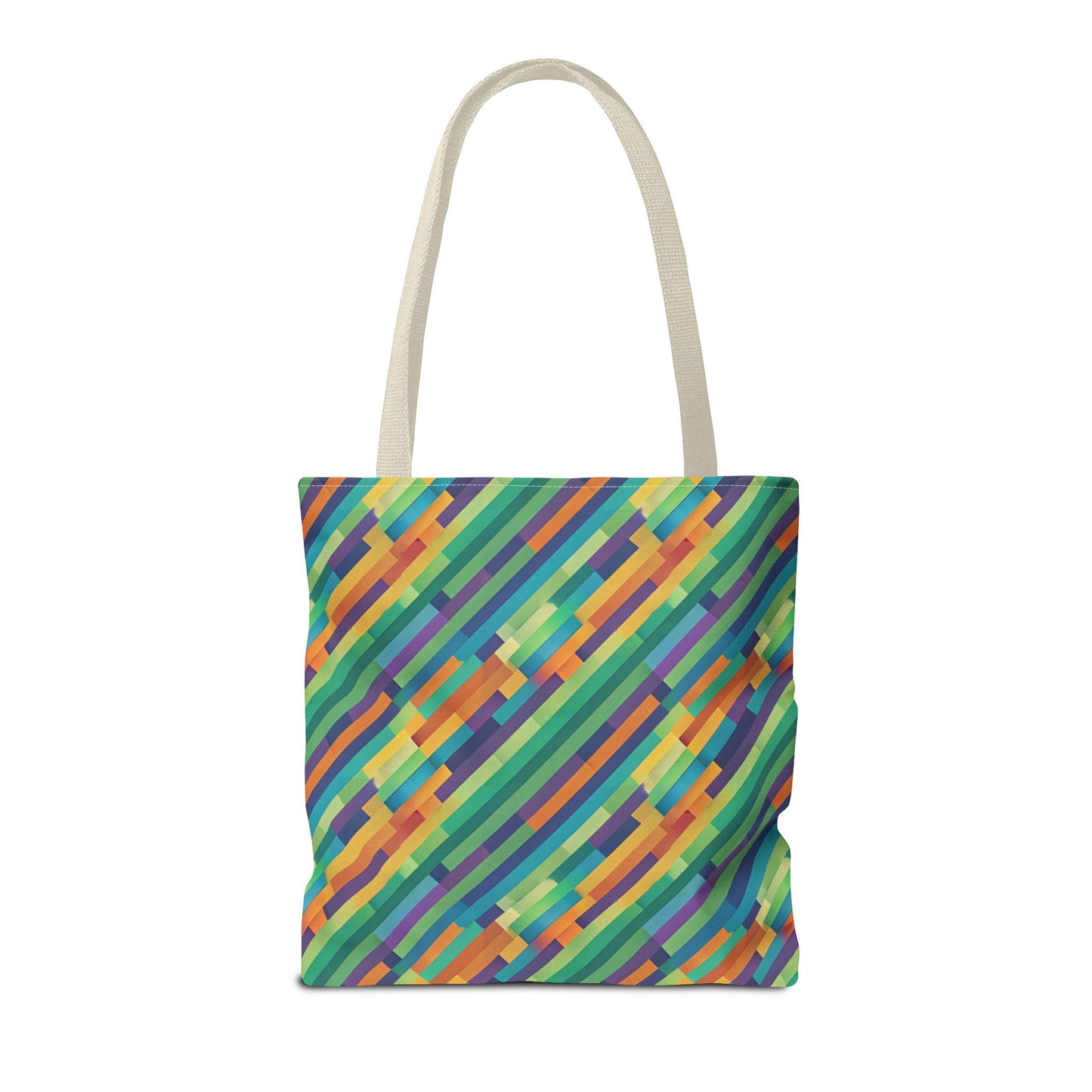 Vibrant Striped Tote Bag