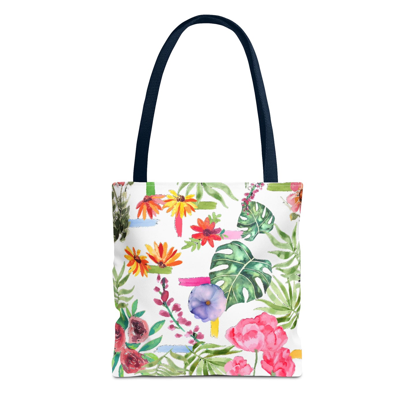 Floral Print Tote Bag