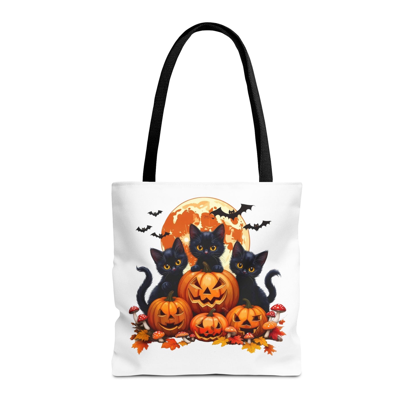 Halloween Cat Tote Bag, Trick or Treat Bag