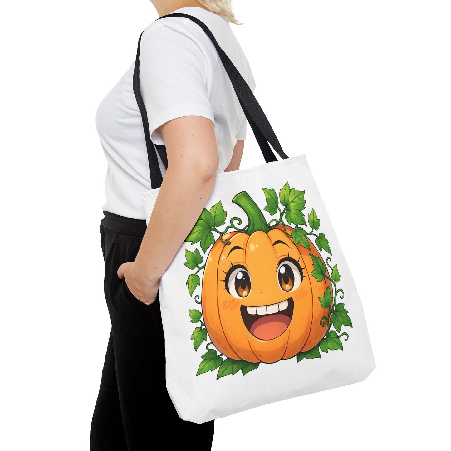 Cute Pumpkin Tote Bag for Fall