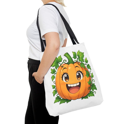 Cute Pumpkin Tote Bag for Fall
