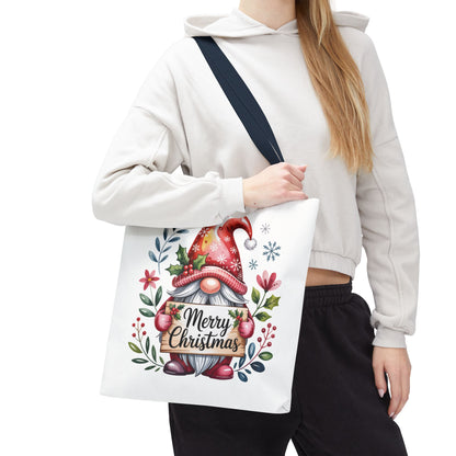 Festive Christmas Gnome Tote Bag