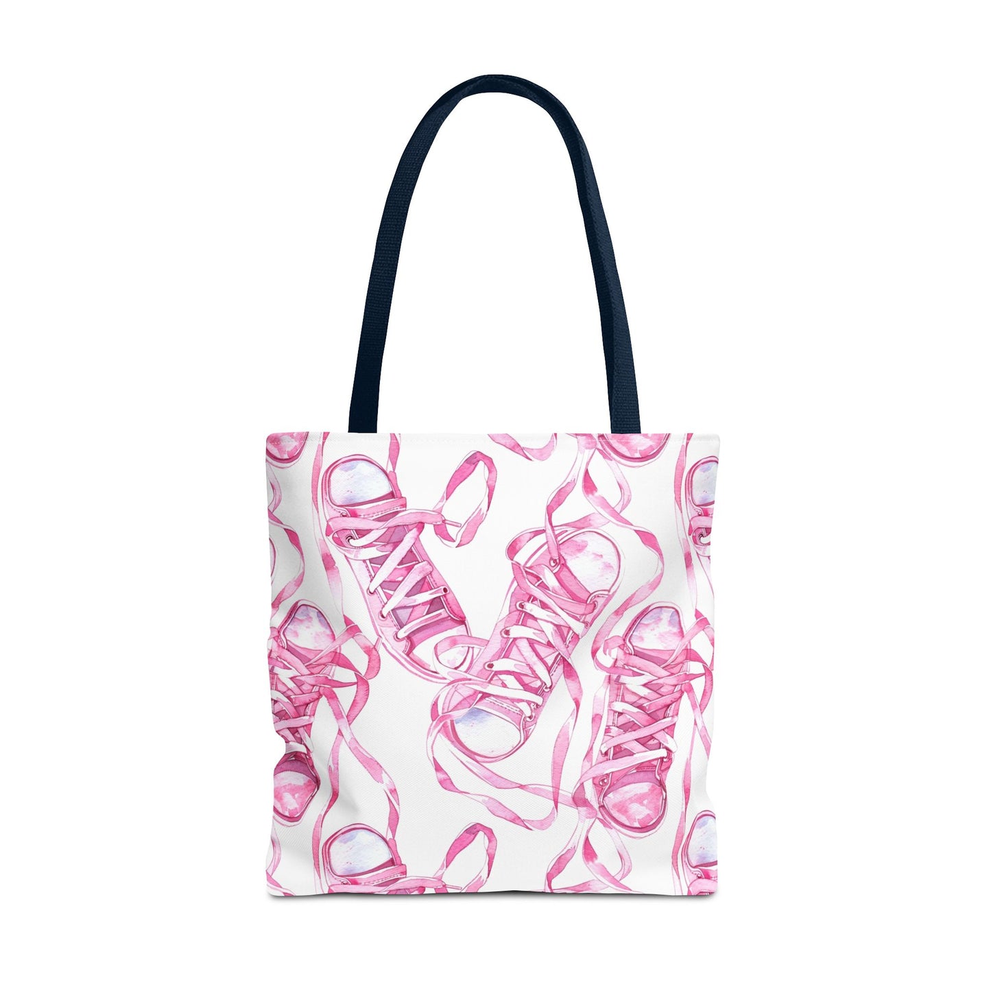 Cute Pink Sneakers Tote Bag for the Sports Lover