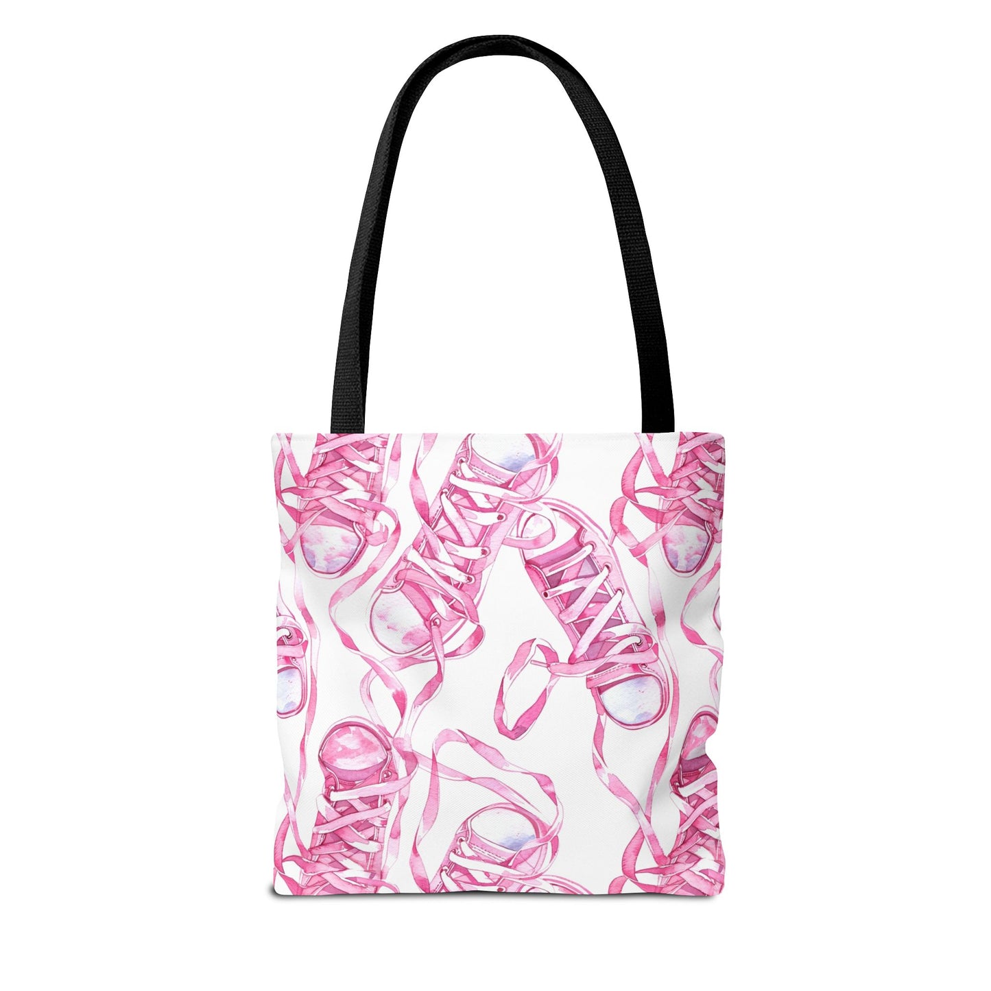 Cute Pink Sneakers Tote Bag for the Sports Lover