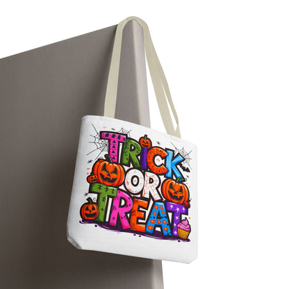 Halloween Trick or Treat Tote Bag, Spooky Gift