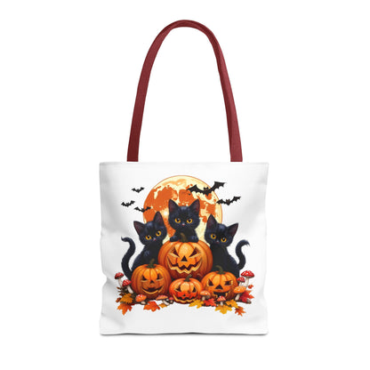 Halloween Cat Tote Bag, Trick or Treat Bag
