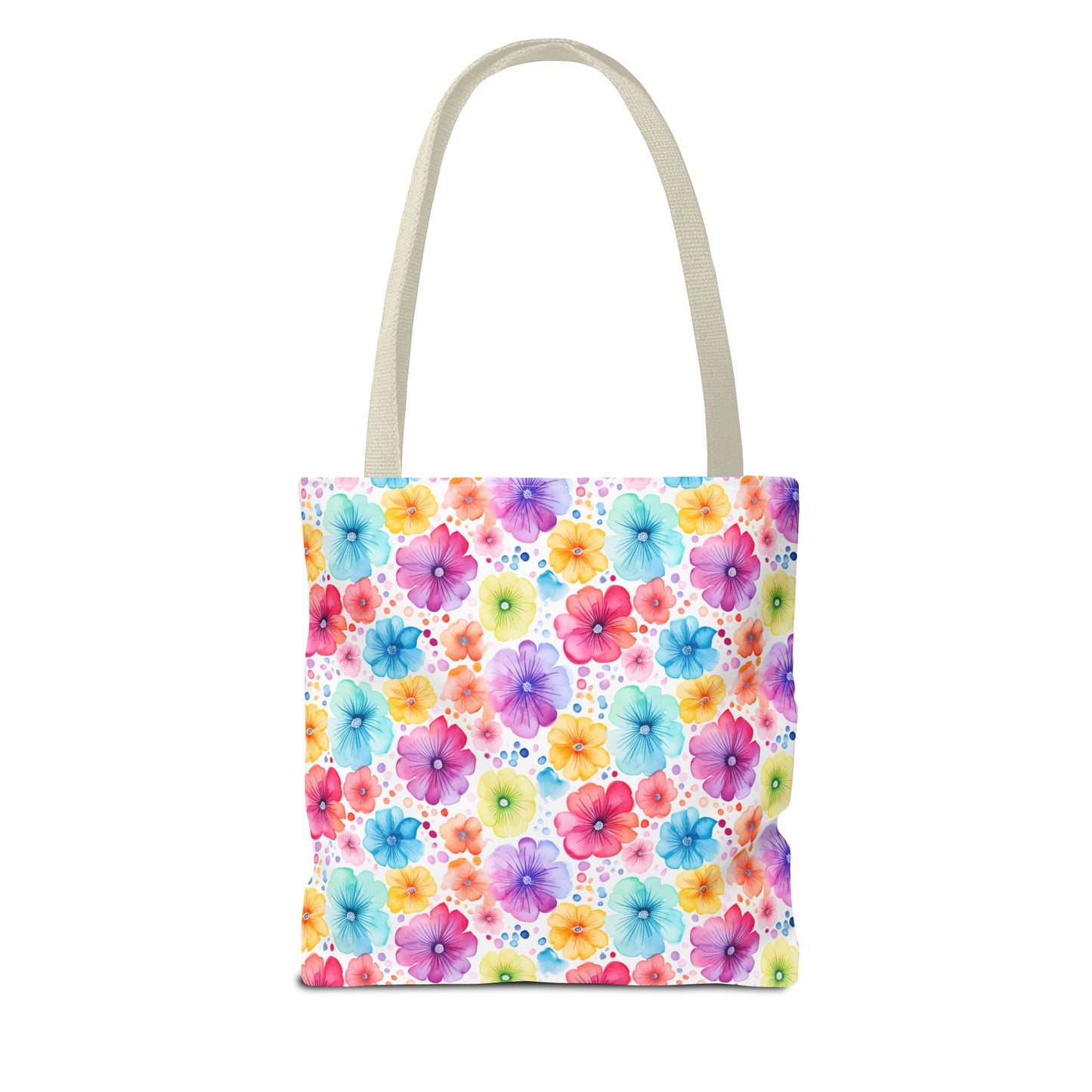 Vibrant Floral Tote Bag, Perfect Gift for Mother's Day, Bright Summer Accessory