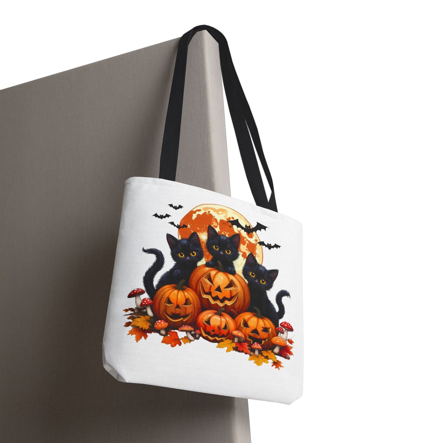 Halloween Cat Tote Bag, Trick or Treat Bag