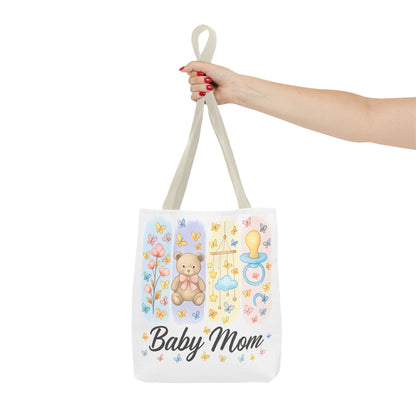 Baby Mom Tote Bag – Cute Gift for New Moms, Nursery Bag