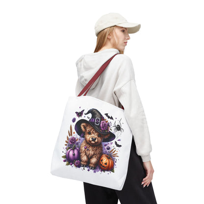 Halloween Cow Witch Tote Bag