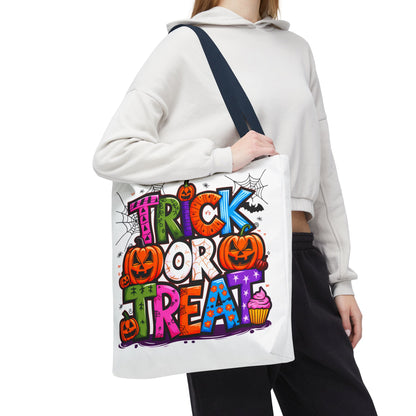 Halloween Trick or Treat Tote Bag, Spooky Gift