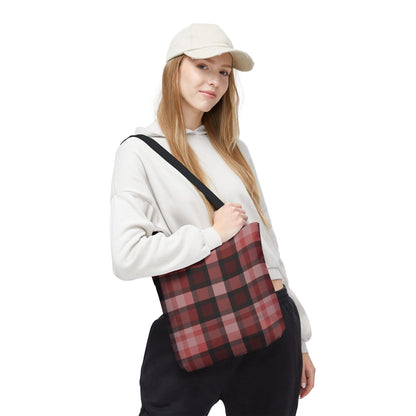 Cozy Plaid Tote Bag, Perfect for Fashionistas