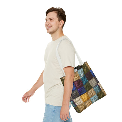 Colorful Patchwork Tote Bag, Stylish & Functional Carryall for Everyday Use