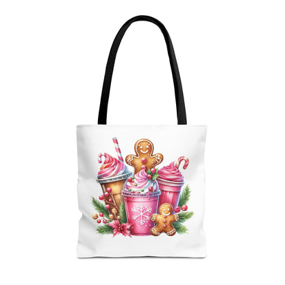 Gingerbread Holiday Tote Bag for Holiday Shopping