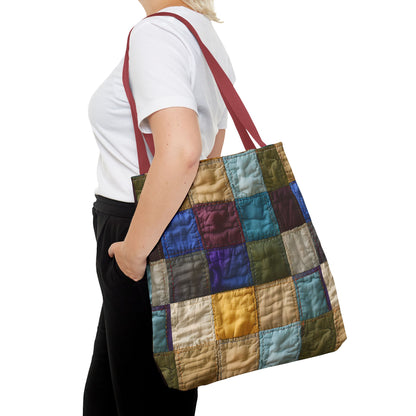 Colorful Patchwork Tote Bag, Stylish & Functional Carryall for Everyday Use