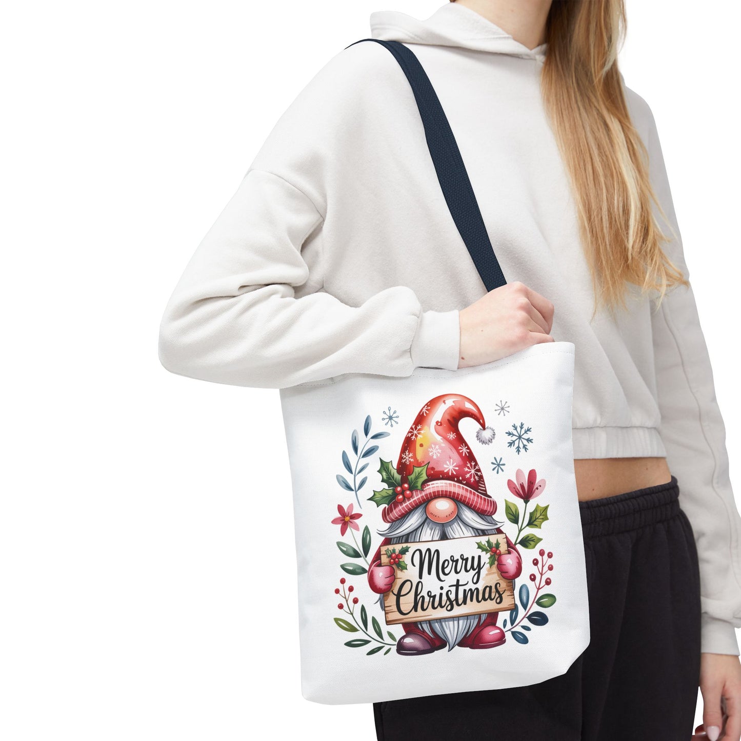 Festive Christmas Gnome Tote Bag