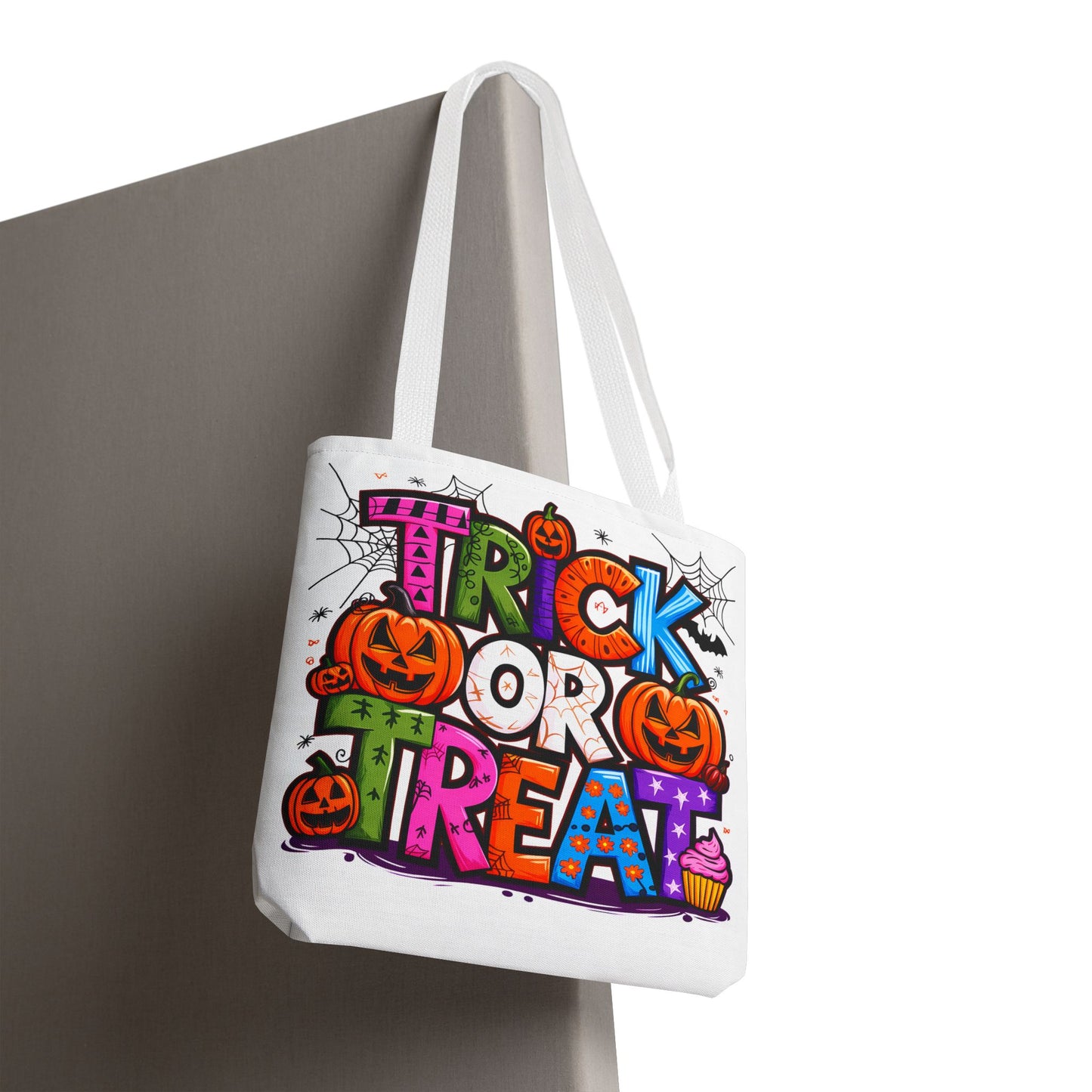 Halloween Trick or Treat Tote Bag, Spooky Gift