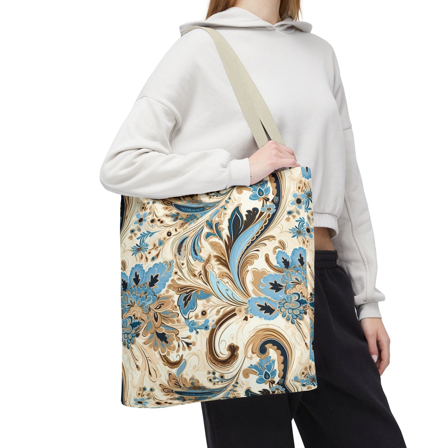 Elegant Floral Tote Bag