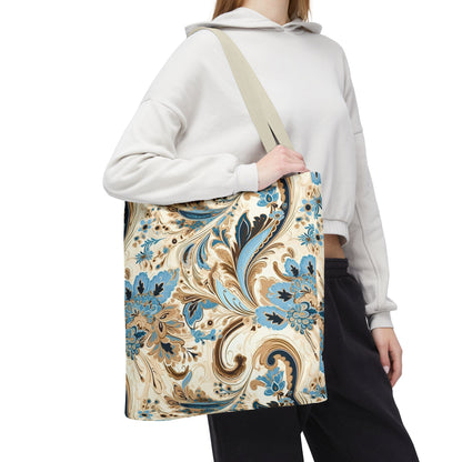 Elegant Floral Tote Bag