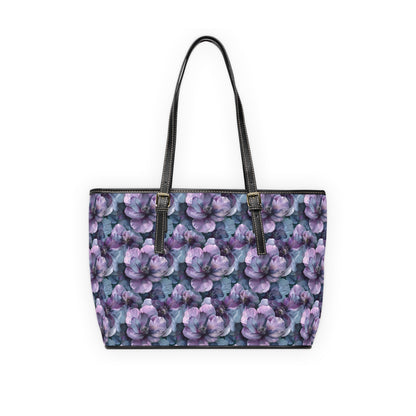 Floral Purple Peony Shoulder Bag