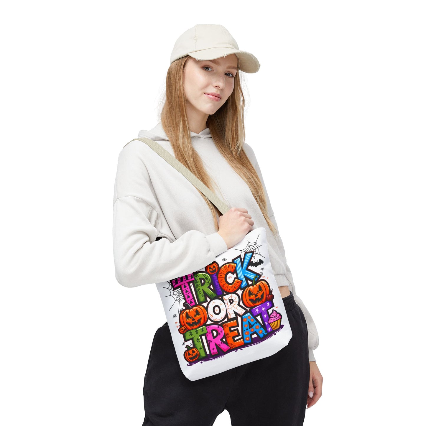 Halloween Trick or Treat Tote Bag, Spooky Gift