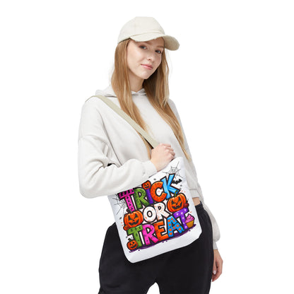 Halloween Trick or Treat Tote Bag, Spooky Gift