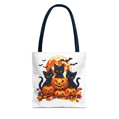 Halloween Cat Tote Bag, Trick or Treat Bag