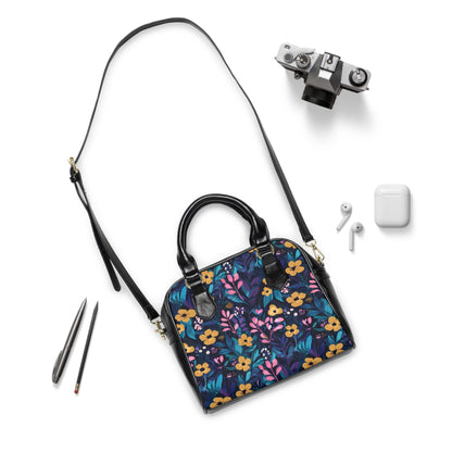 Colorful Floral Shoulder Handbag