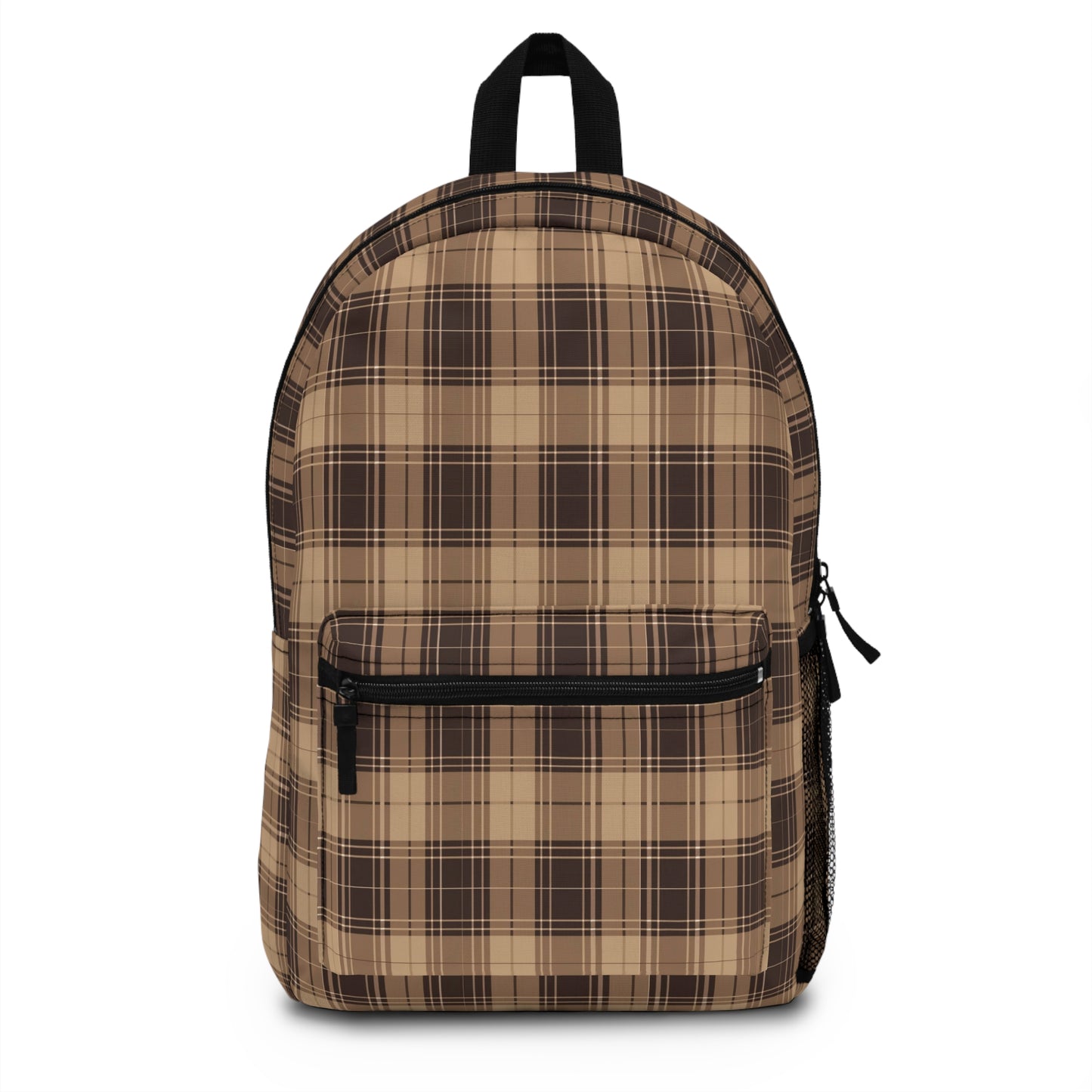 Stylish Plaid Backpack for School, Travel, Casual Outings