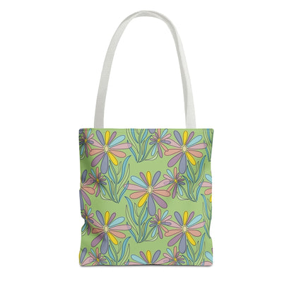Floral Pattern Tote Bag, Gift for Garden Lovers