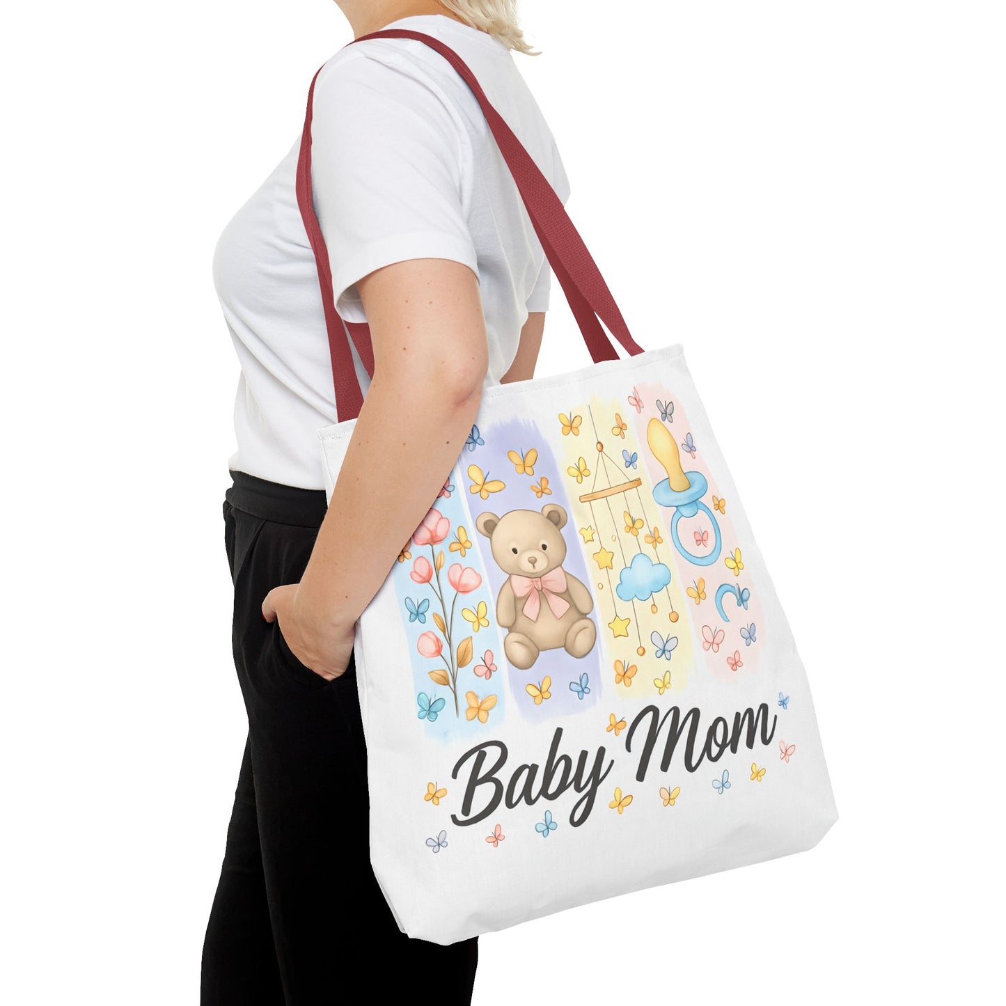 Baby Mom Tote Bag – Cute Gift for New Moms, Nursery Bag