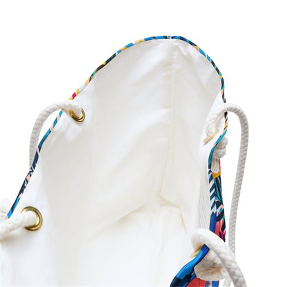 Tropical Leaves Weekender Beach Bag