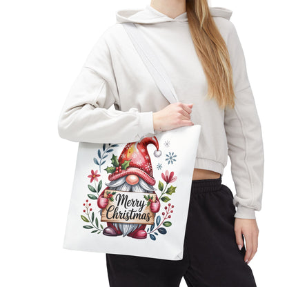 Festive Christmas Gnome Tote Bag
