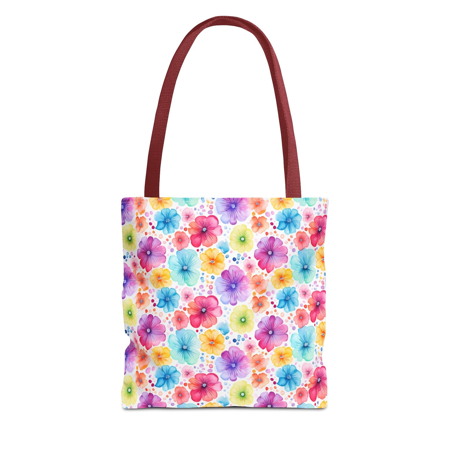Vibrant Floral Tote Bag, Perfect Gift for Mother's Day, Bright Summer Accessory