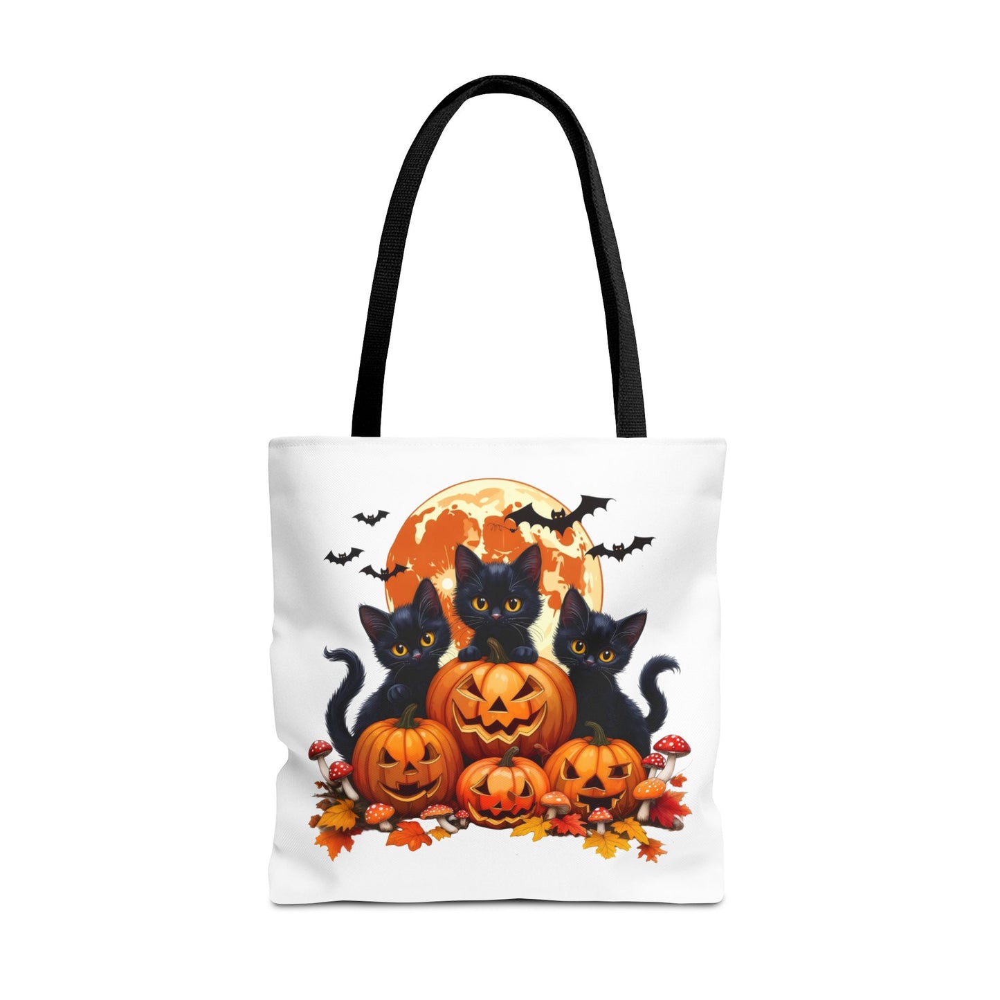 Halloween Cat Tote Bag, Trick or Treat Bag