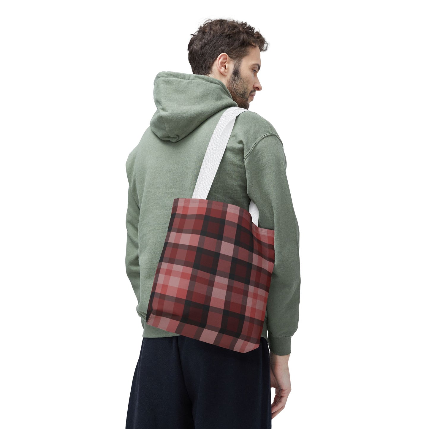 Cozy Plaid Tote Bag, Perfect for Fashionistas