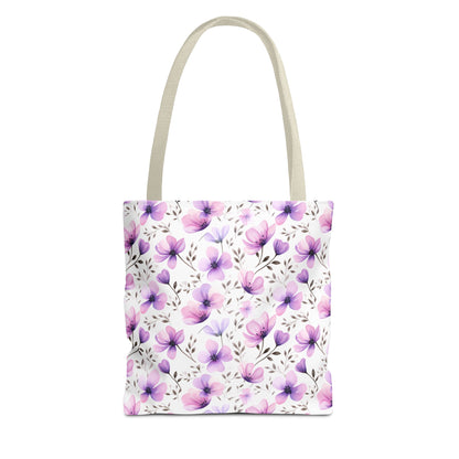 Watercolor Floral Tote Bag