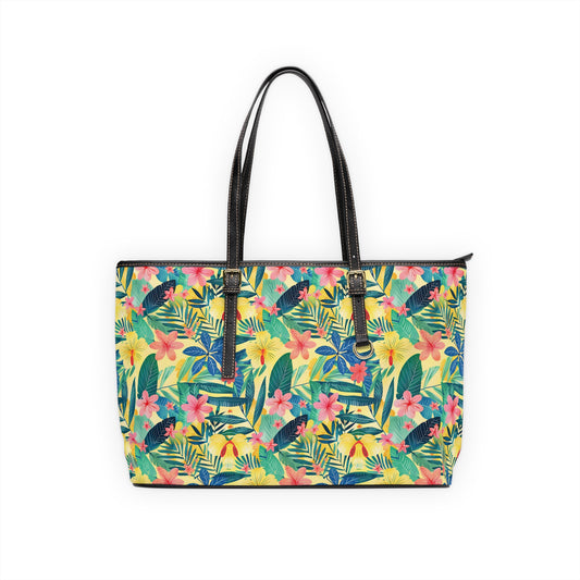 Colorful Hibiscus Beach Tote